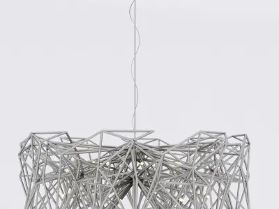 terzani Etoile Suspension chandelier 3D model