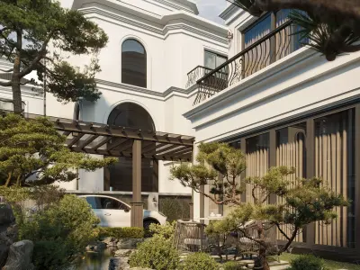 Classical Villa Model 3D model