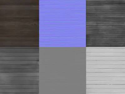 Scanned Seamless  Bankirai Wood Planks PBR Texture Texture