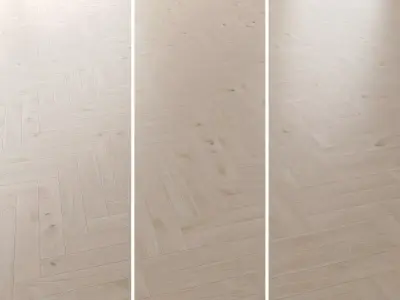  Parquet Oak Arctic NEW Brushed set 2 3D model