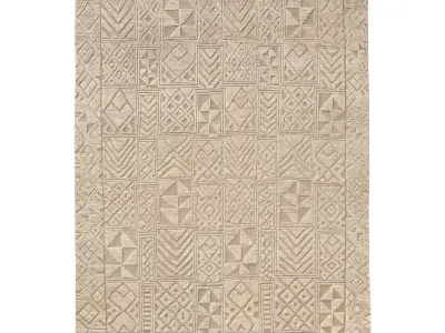 RESHAM WOOL RUG 3D model