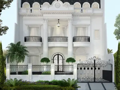 Facade Only  include PSD File NO OBJ FILE NO PLAN 3D model