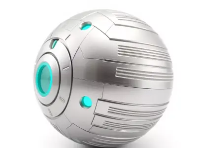 HQ PBR Textures Set SciFi Metal Panel Brushed Texture