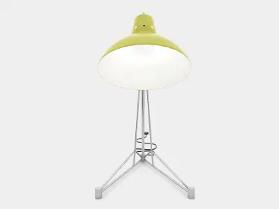 Vintage table lamp 3D model purchase