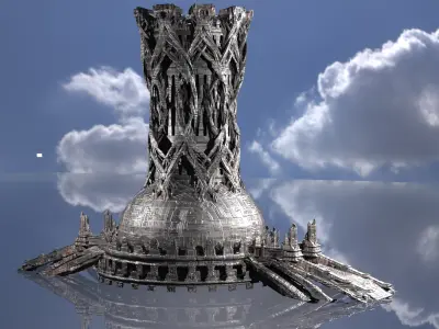 Mordred Knights tower 3D model