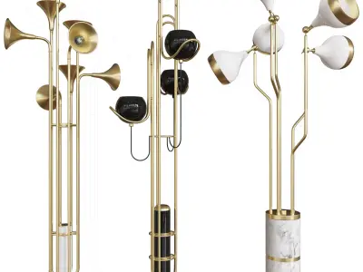 hanna floor lamp 3D model