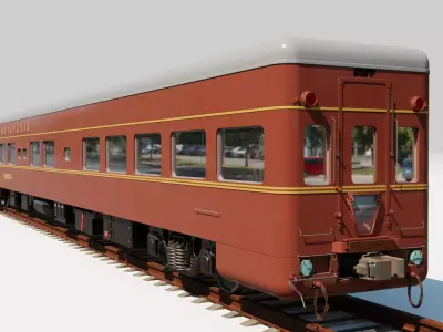 Train 3d Model 3D model