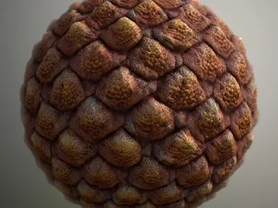 Material Skin Alien 6 Seamless PBR Texture Texture