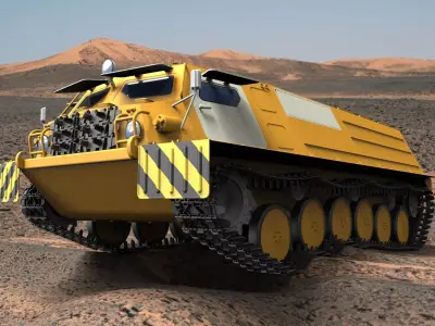 Multi-purpose light towing vehicle 3D model