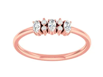 Women Ring 3D print model 44