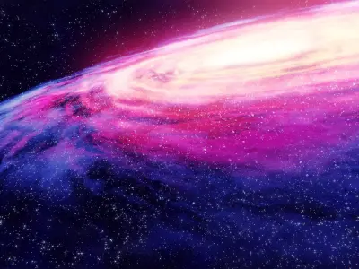 Procedural Galaxy 3D model