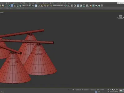 CHISA chandelier Low-poly 3D model