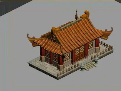 Ancient Architecture 3D model shop