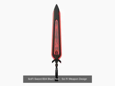10 SciFi Sword B Collection - Sci Fi Weapon Design 3D Model Pack