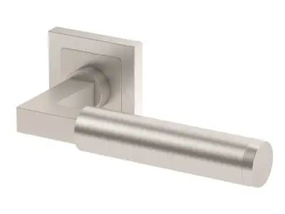 Eurospec Fagus Square Mitred Stainless Steel Door Handle 3D model