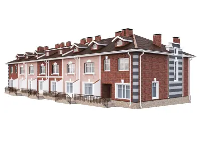 Classical Townhouse 2 3D model