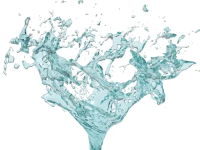 10 Water Splash Vol 8 3D model
