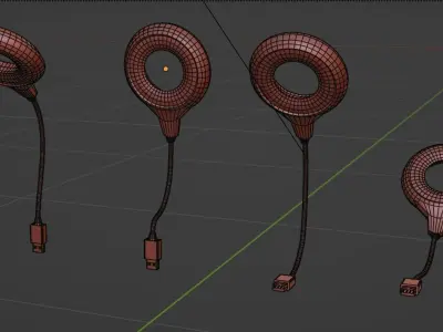 Lamp Usb 3D 3D model