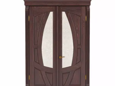 Wooden Door 3D model