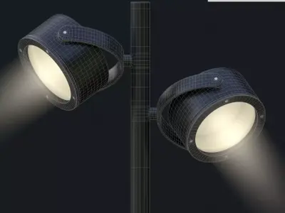 Lantern and spotlight SLV Sitra 360 3D model