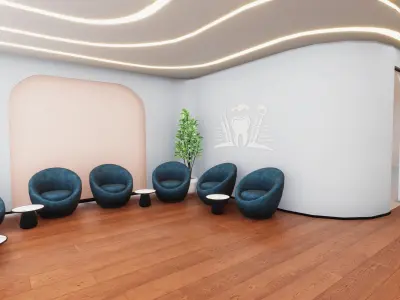 Dental Clinic Low-poly 3D model