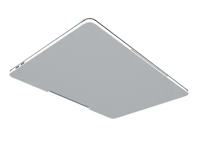 Laptop Close Mockup v1 001 Low-poly 3D model