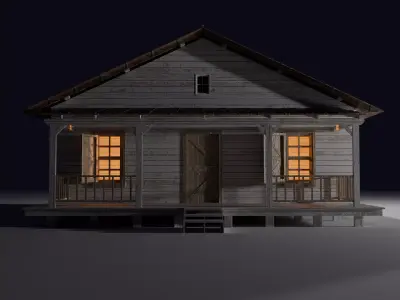 Detailed House Model 3D model