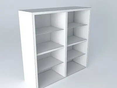 Shelf Cabinet DOORS HREGO 12 12 BRW Milano Oak 3D model