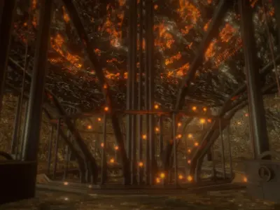 Steam Factory Low-poly 3D model