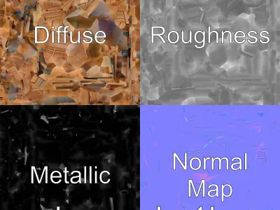 Homestead Shelter Vintage Barn Structure Low-poly 3D model