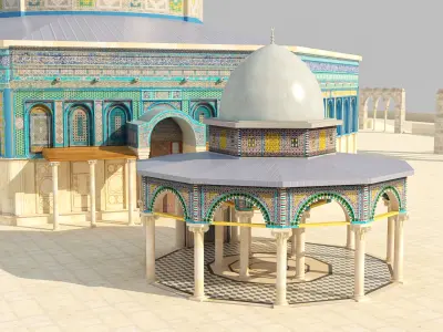 Dome of the Rock Jerusalem 3D model