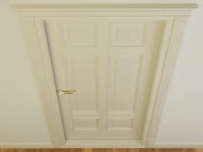 Classic Door  Free 3D model