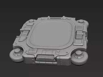 Base SciFi 01 3D print model