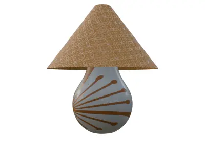 Bedside Lamp PBR 3D Model with Textures 3D model