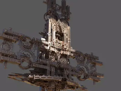 Knome Pinnacle tower 2  3D model