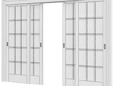 Interior Doors Premium low poly 3d model Low-poly 3D model buy