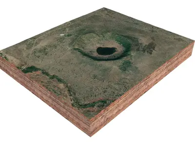 Tswaing Crater South Africa 3D model