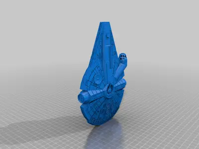 millennium falcon 3D print model