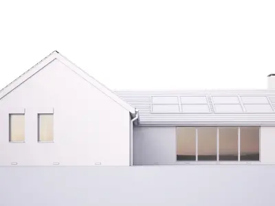 British House Barton Road 3 3D model