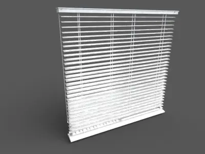 Window Blinds Low-poly 3D model purchase