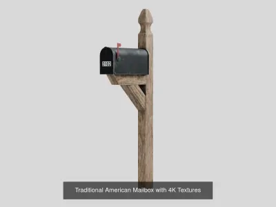 American Mailboxes 3D Model Pack