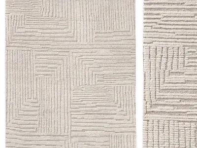 MOLLINA WOOL RUG 3D model
