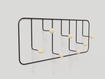 Wall or door hanger  3D model