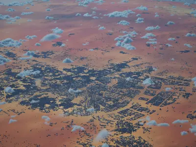 Aleppo Syria City Landscape 3D Model 3D model