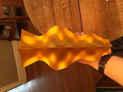 Liquid Gold Vase Free 3D print model