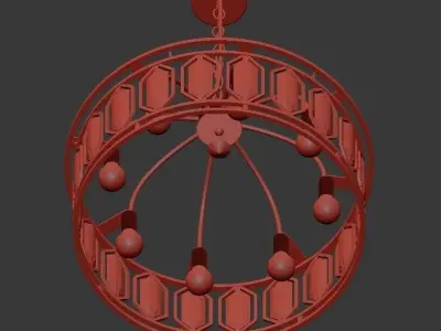 Crystal Pendant 3D model