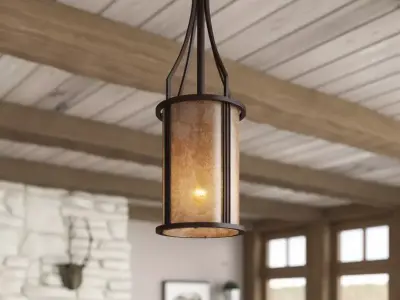 Seeley Light Single Cylinder Pendant Free 3D model