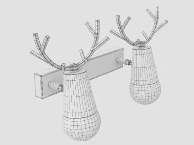 Brehloe Wall Light 3D model