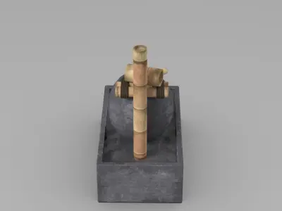 Balinese Water Fountain Gentong Style 3D model