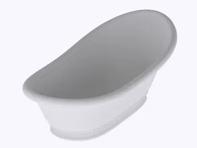miniature Classic bathtub design  3D print model